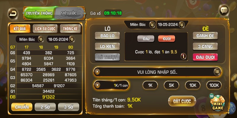 Đa dạng các hình thức chốt số hấp dẫn