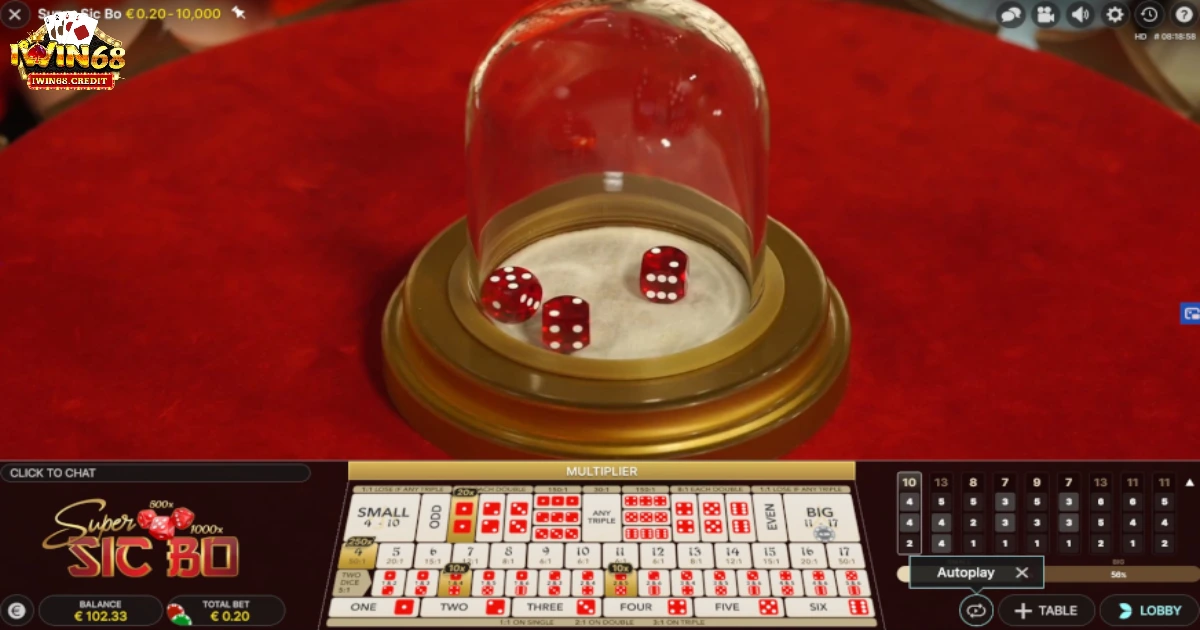 Các loại cược trong Sicbo